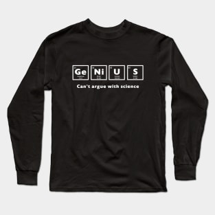 Genius - Periodic Table Long Sleeve T-Shirt
